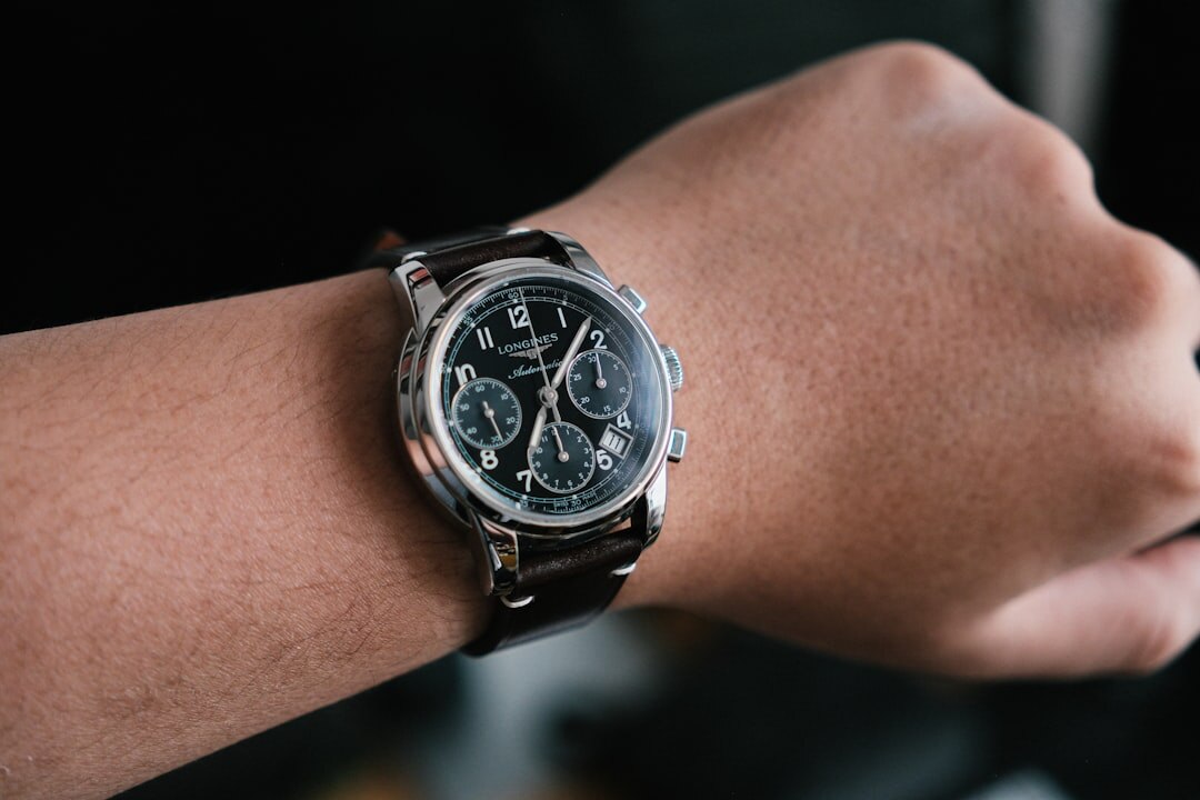 luxury watch on wrist