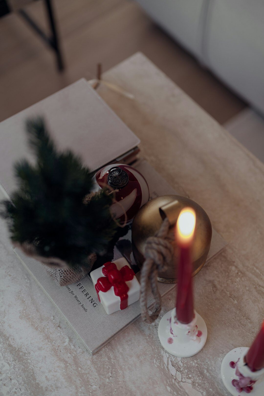 luxury gift box on table