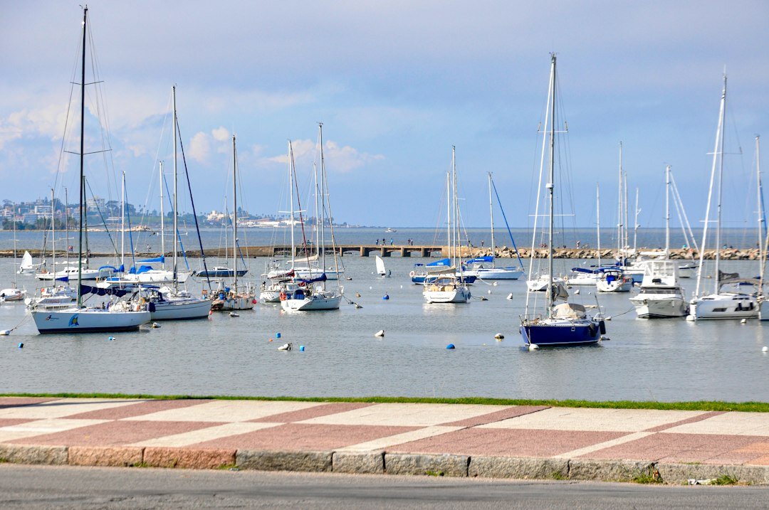 Sunset polo match and yachts during high season in Punta del Este