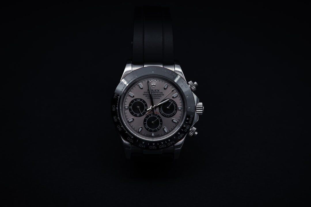 luxury watch close up